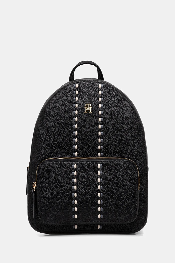 Раница Tommy Hilfiger ситен черен AW0AW18159