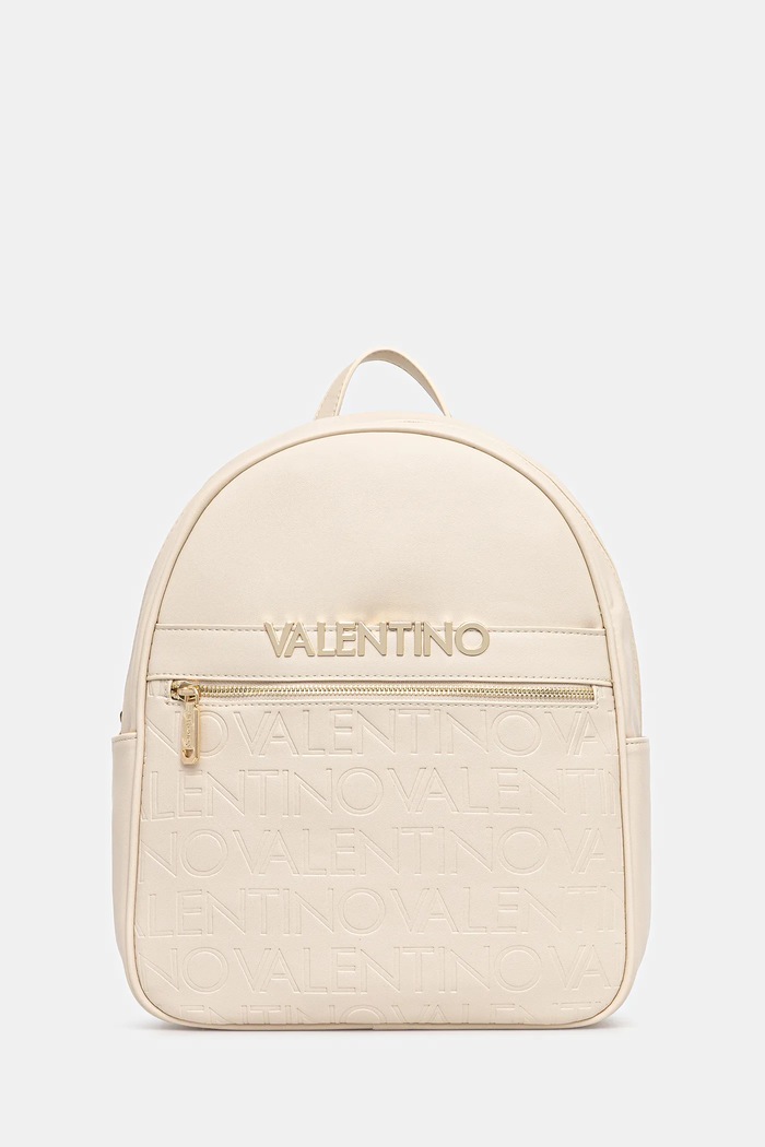 Ruksak Valentino Bags CORA imitácia kože béžová VBS9OO20