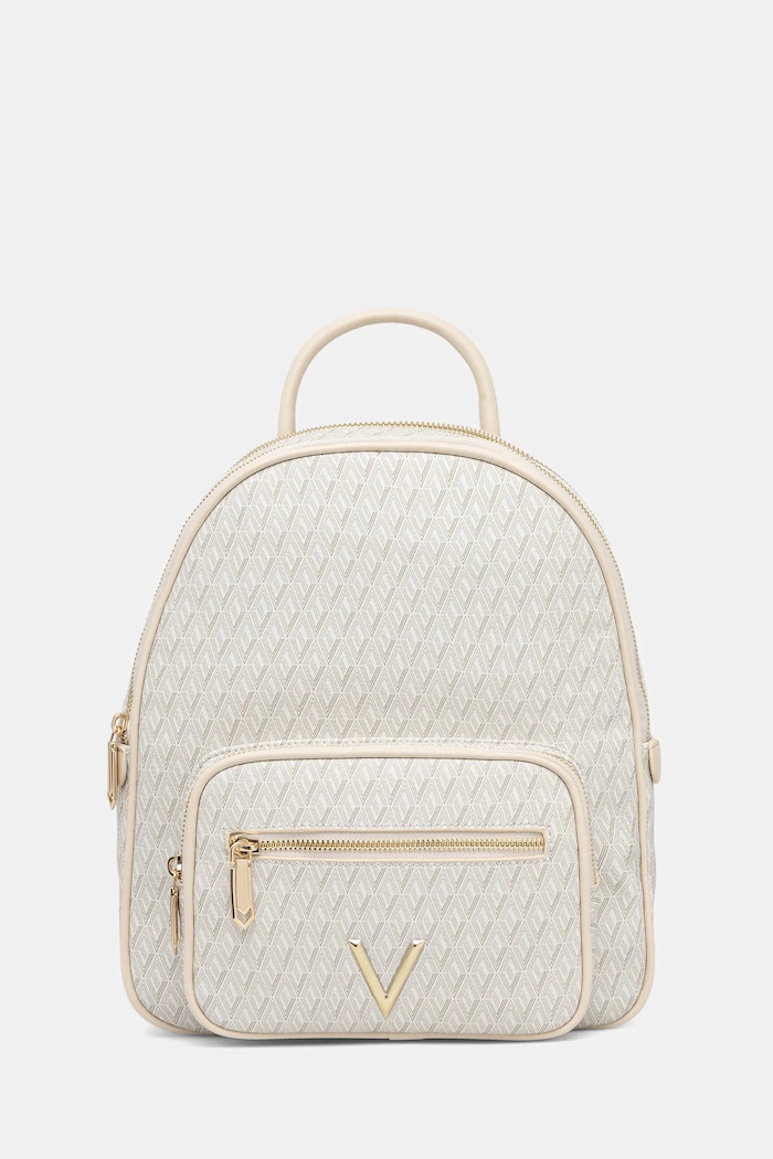 Valentino Bags hátizsák QUEEN RE szintetikus bőr bézs VBS9OX20