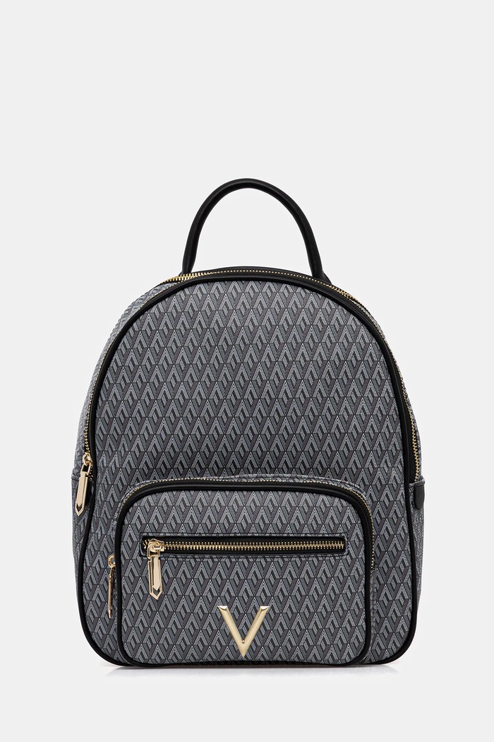 Valentino Bags hátizsák QUEEN RE szintetikus bőr fekete VBS9OX20