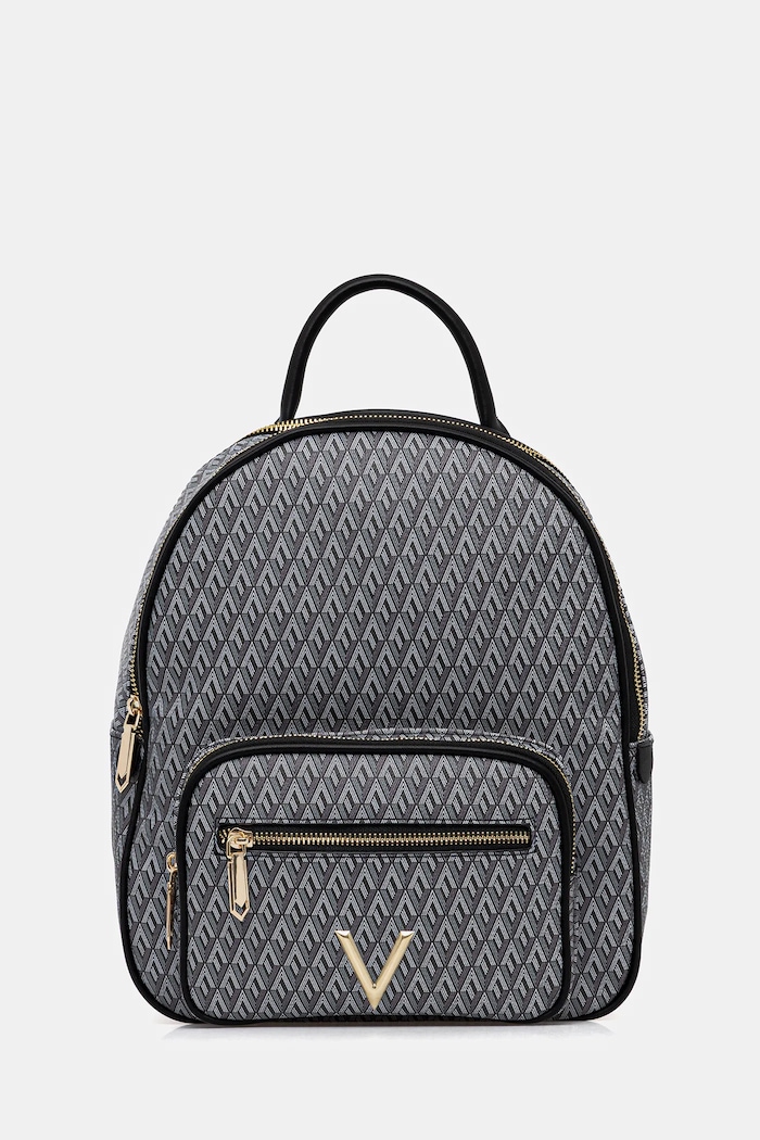 Valentino Bags hátizsák QUEEN RE szintetikus bőr fekete VBS9OX20