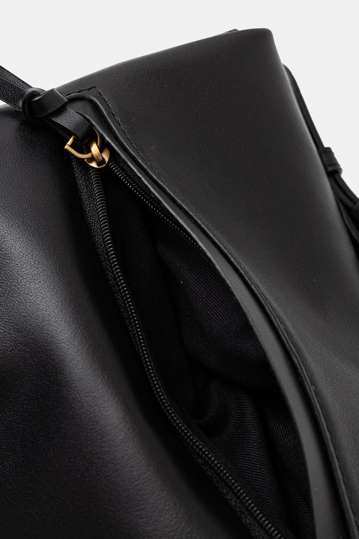 Pinko ghiozdan de piele negru 106063.A0QO