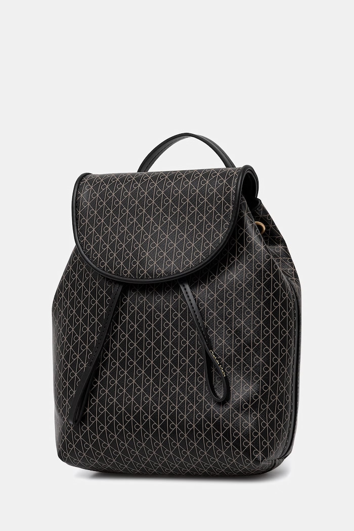 Calvin Klein nahrbtnik ženski iz umetnega usnja LV04F3507G črna SS26