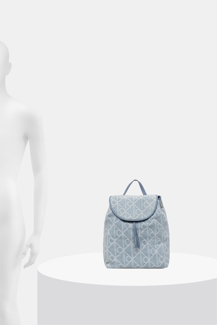 Calvin Klein mestský ruksak dámsky rifľový LV04F3508G