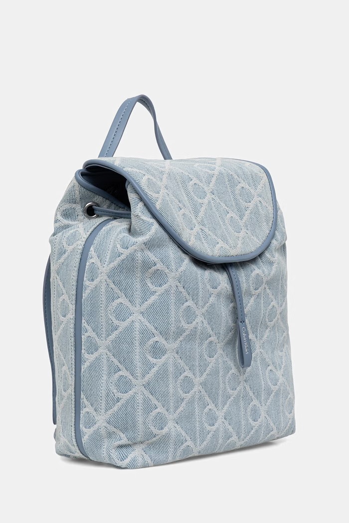 Calvin Klein mestský ruksak dámsky rifľový LV04F3508G modrá SS26
