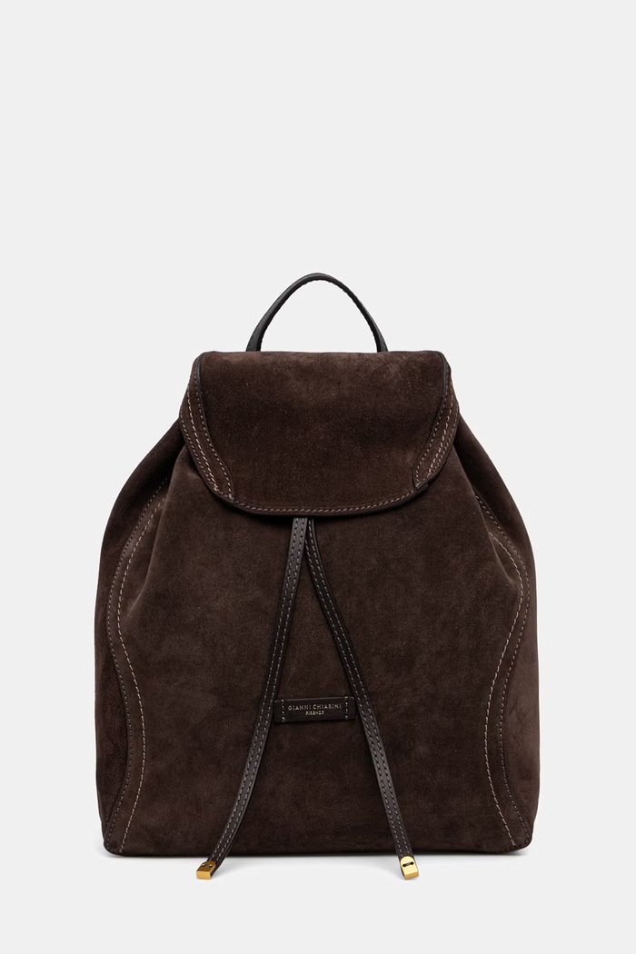 Gianni Chiarini ruksak za žene od brušene kože VIOLETTE smeđa ZN.12237.CM.PL