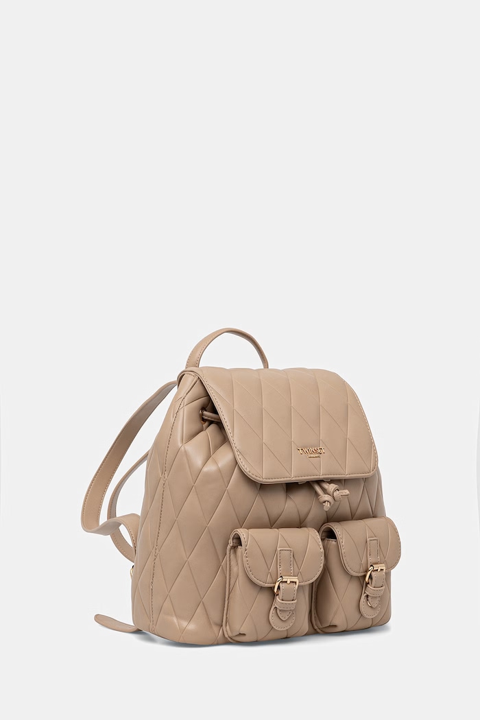 Twinset rucsac de femei din piele 261TB7280 bej SS26