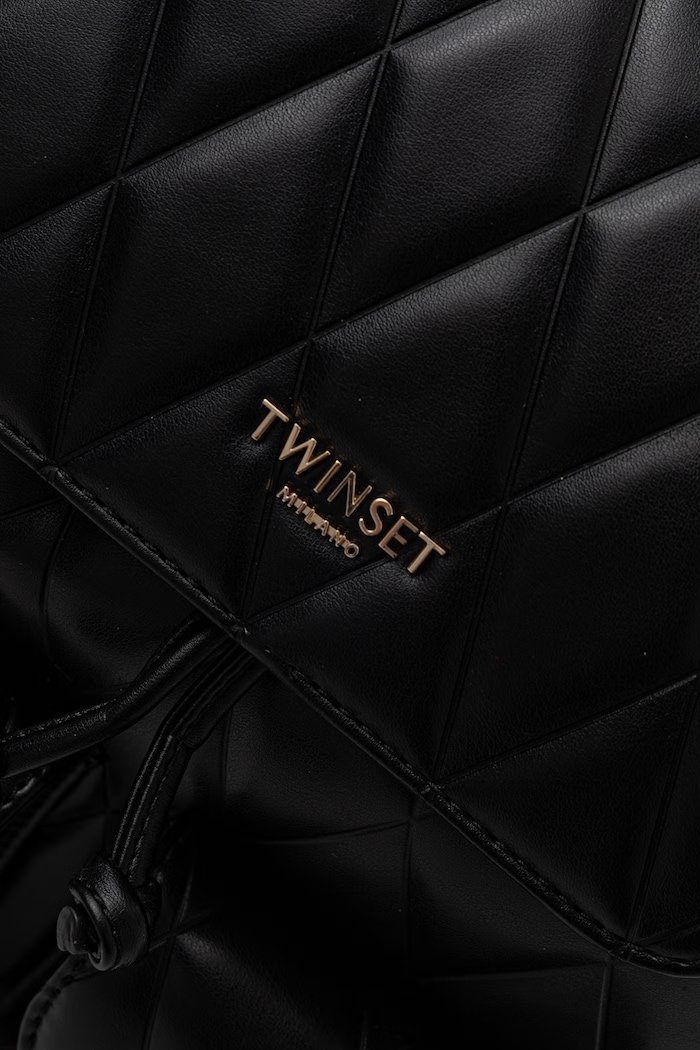 Twinset ruksak dámsky kožený čierna 261TB7280