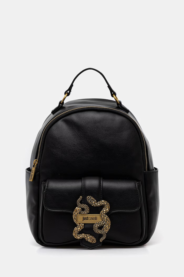 Just Cavalli rucsac nu incape in A4 negru 80RA4BA5.ZSA89