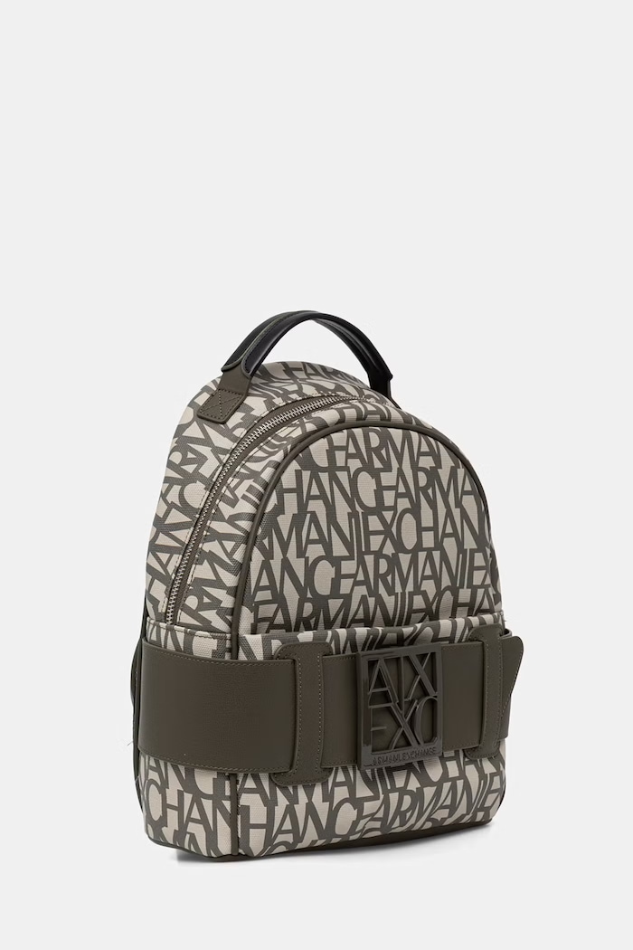 Armani Exchange mestský ruksak dámsky z imitácie kože 949153.3F742 zelená SS26