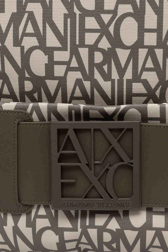 Armani Exchange mestský ruksak dámsky z imitácie kože zelená 949153.3F742