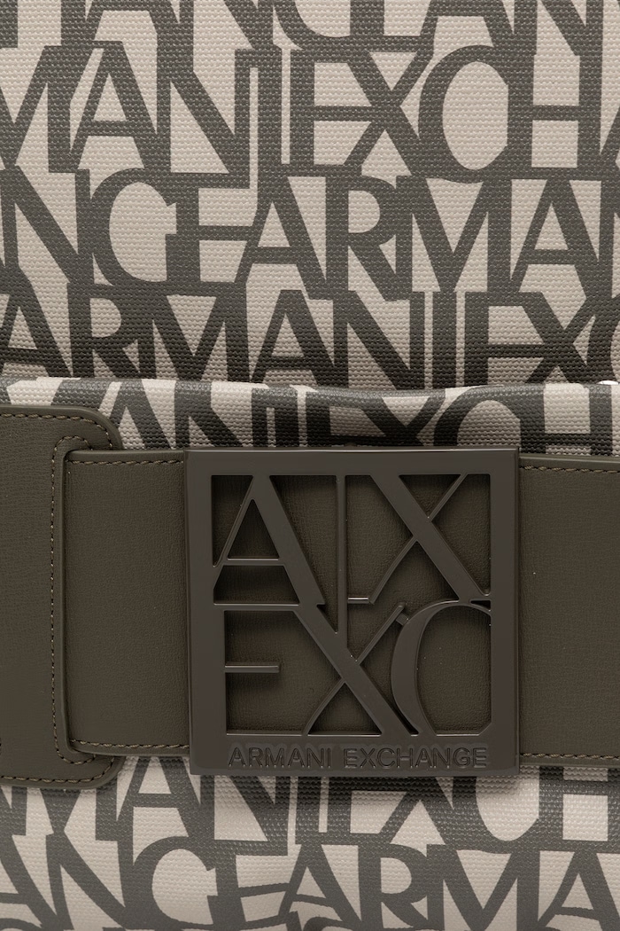 Armani Exchange mestský ruksak dámsky z imitácie kože zelená 949153.3F742