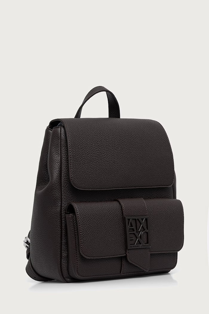 Armani Exchange městský batoh dámský z imitace kůže XW002591.AF11902 hnědá SS26