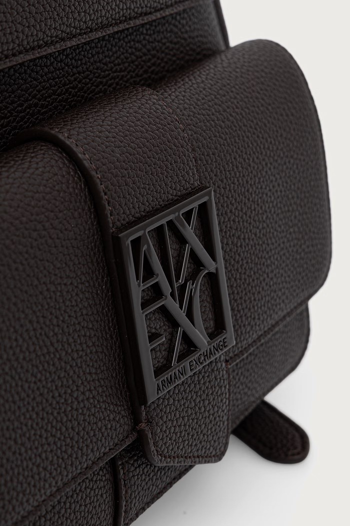 Armani Exchange městský batoh dámský z imitace kůže hnědá XW002591.AF11902