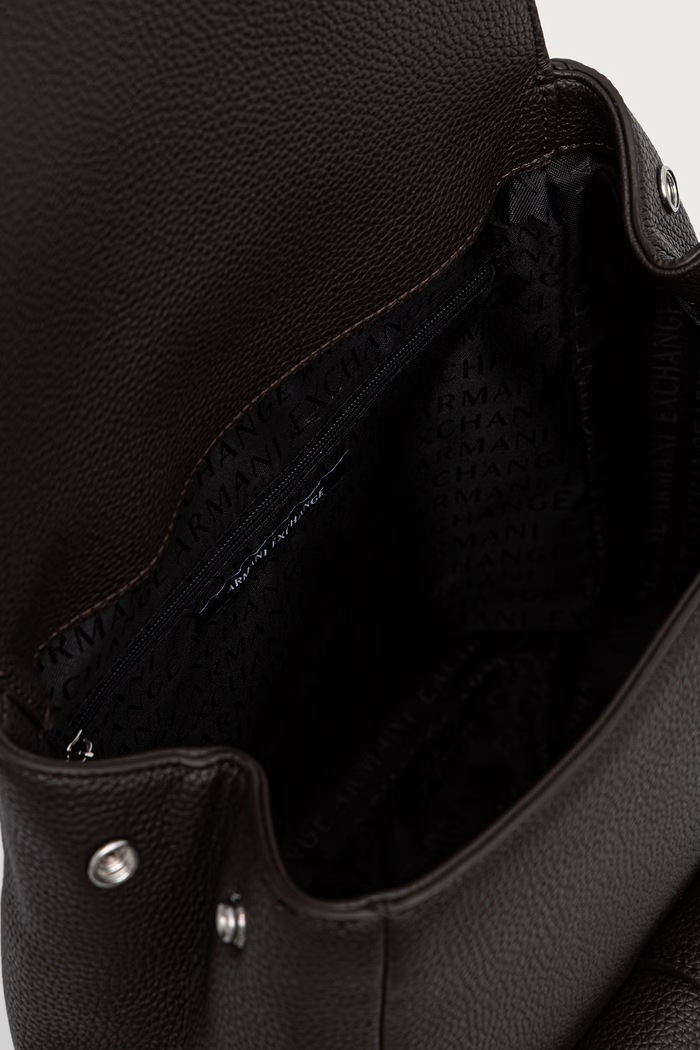 Armani Exchange městský batoh dámský z imitace kůže XW002591.AF11902 hnědá