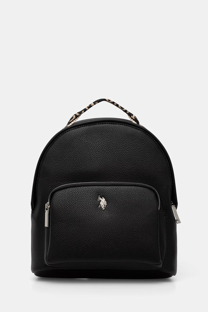 U.S. polo Assn. rucsac de oraș pentru femei, cu imitație de piele MANSION negru BEUE59090WVP