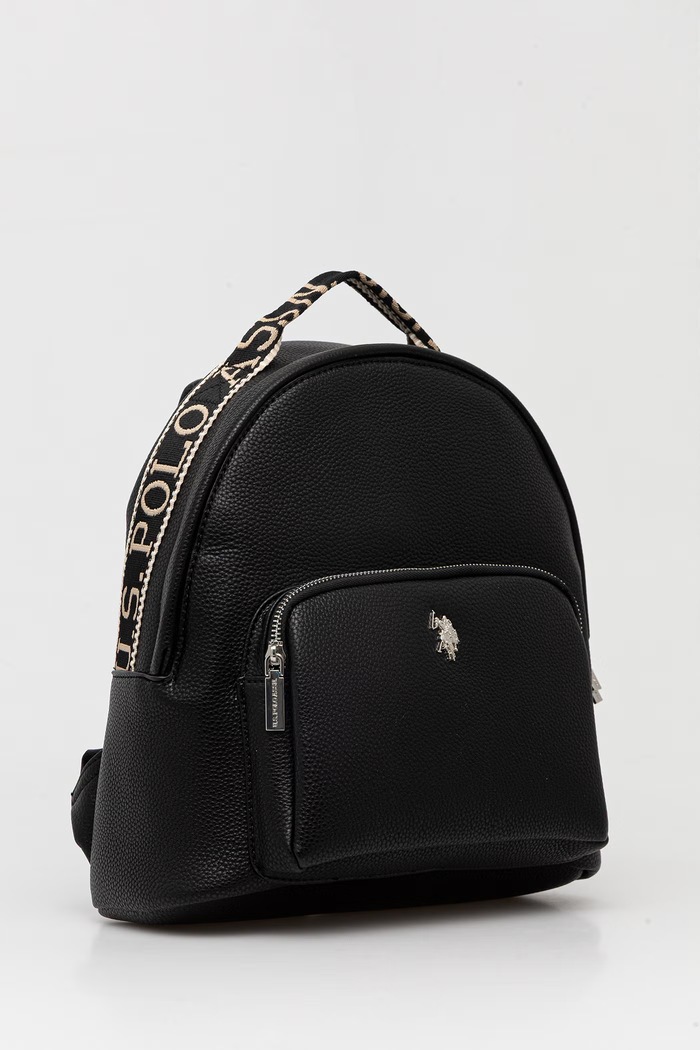 U.S. polo Assn. rucsac de oraș pentru femei, cu imitație de piele MANSION BEUE59090WVP negru SS26