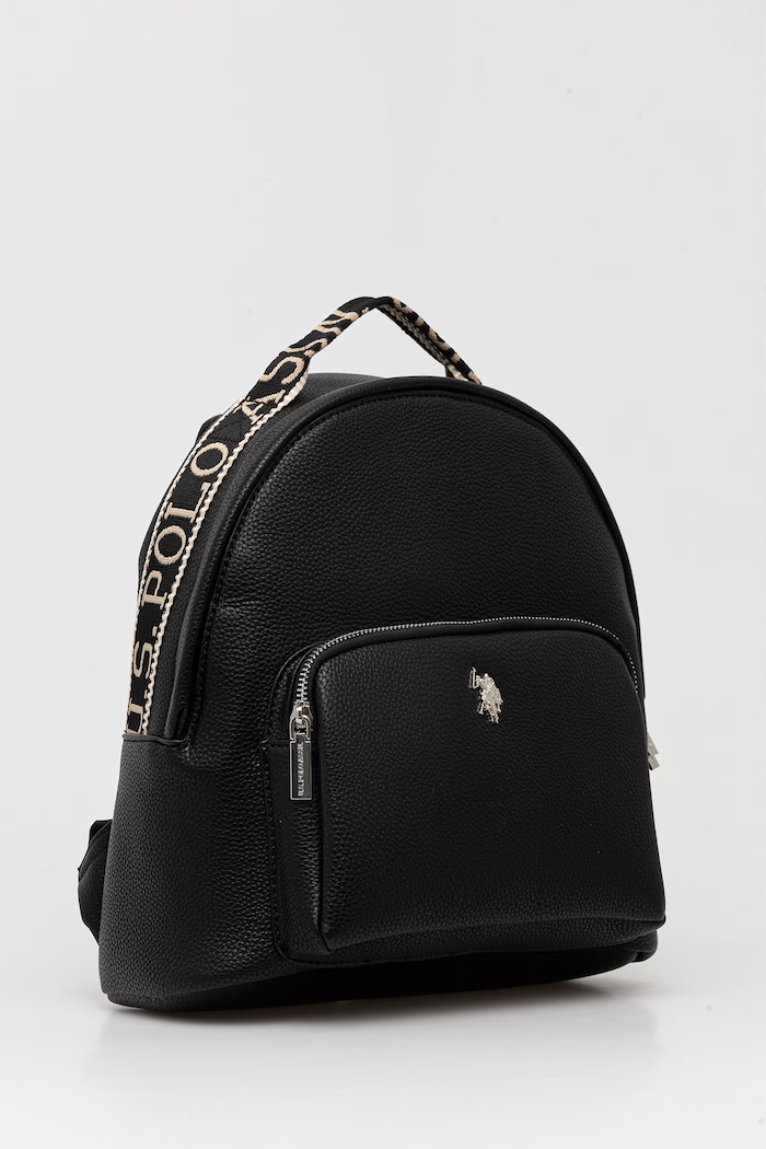 U.S. polo Assn. rucsac de oraș pentru femei, cu imitație de piele MANSION BEUE59090WVP negru SS26