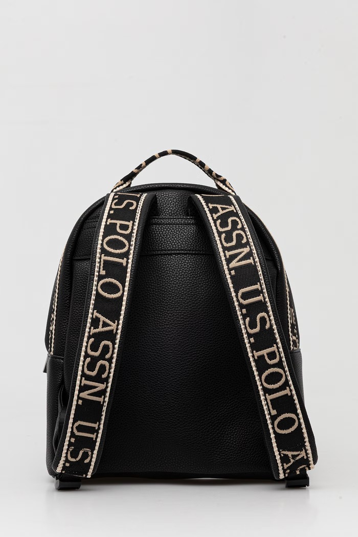 U.S. polo Assn. rucsac de oraș pentru femei, cu imitație de piele MANSION negru BEUE59090WVP