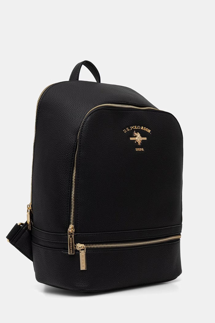 U.S. Polo Assn. ženski nahrbtnik iz umetnega usnja STANFORD BEUSS9074WVP črna SS26