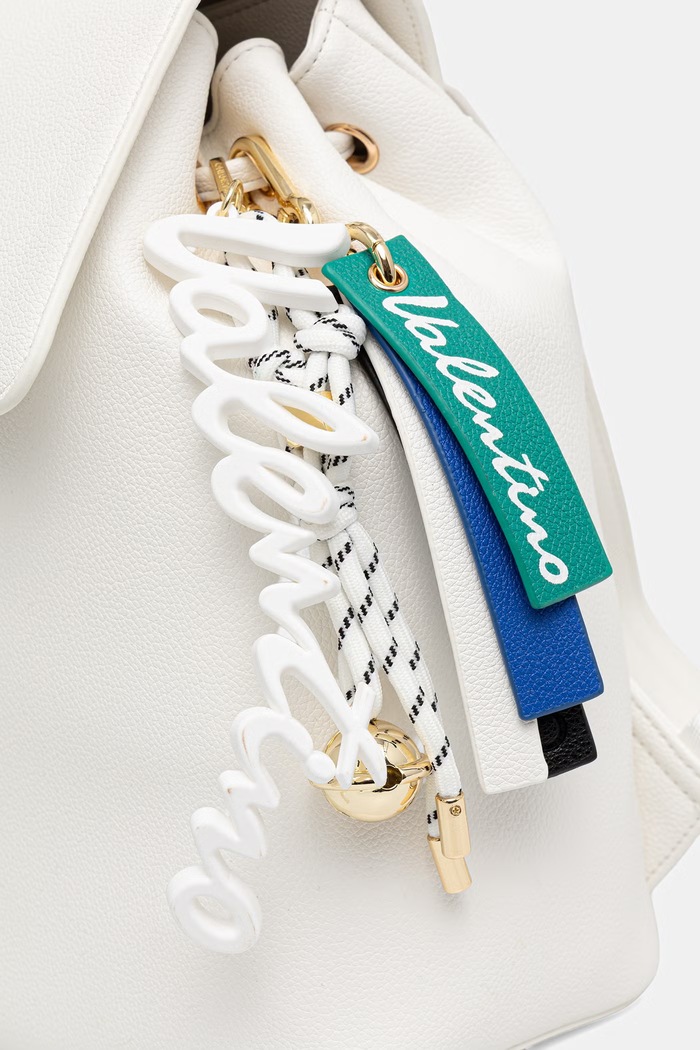 Valentino Bags σακίδιο πόλης γυναικείο από απομίμηση δέρματος RYTA RE λευκό VBS9UI20