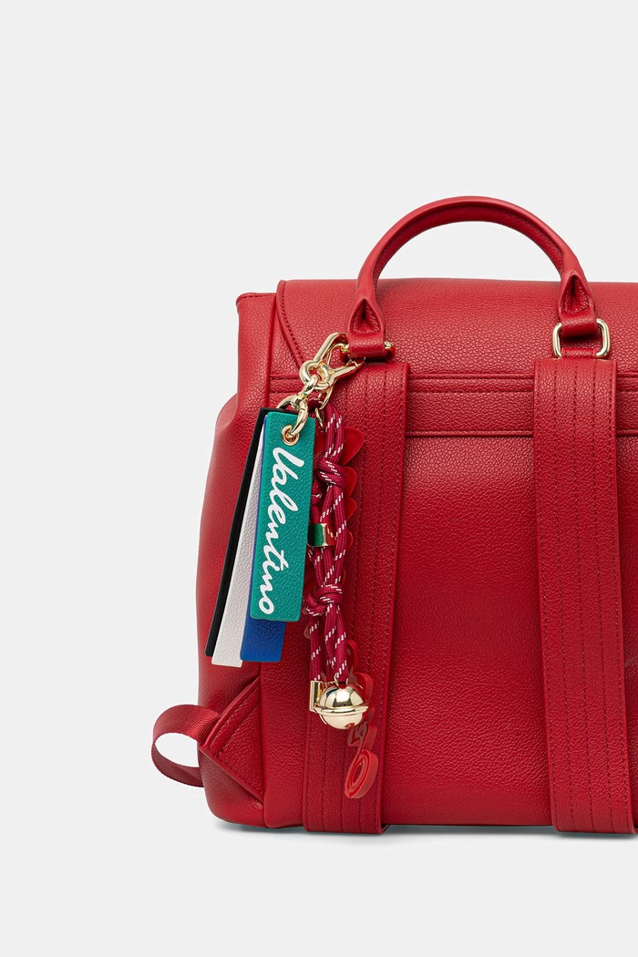 Αξεσουάρ Valentino Bags σακίδιο πόλης γυναικείο από απομίμηση δέρματος RYTA RE VBS9UI20 κόκκινο