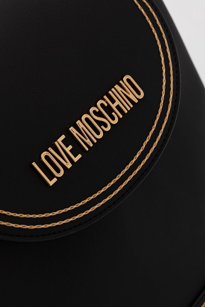 Dámsky ruksak z imitácie kože Love Moschino čierna JC4257PP0OKF0000