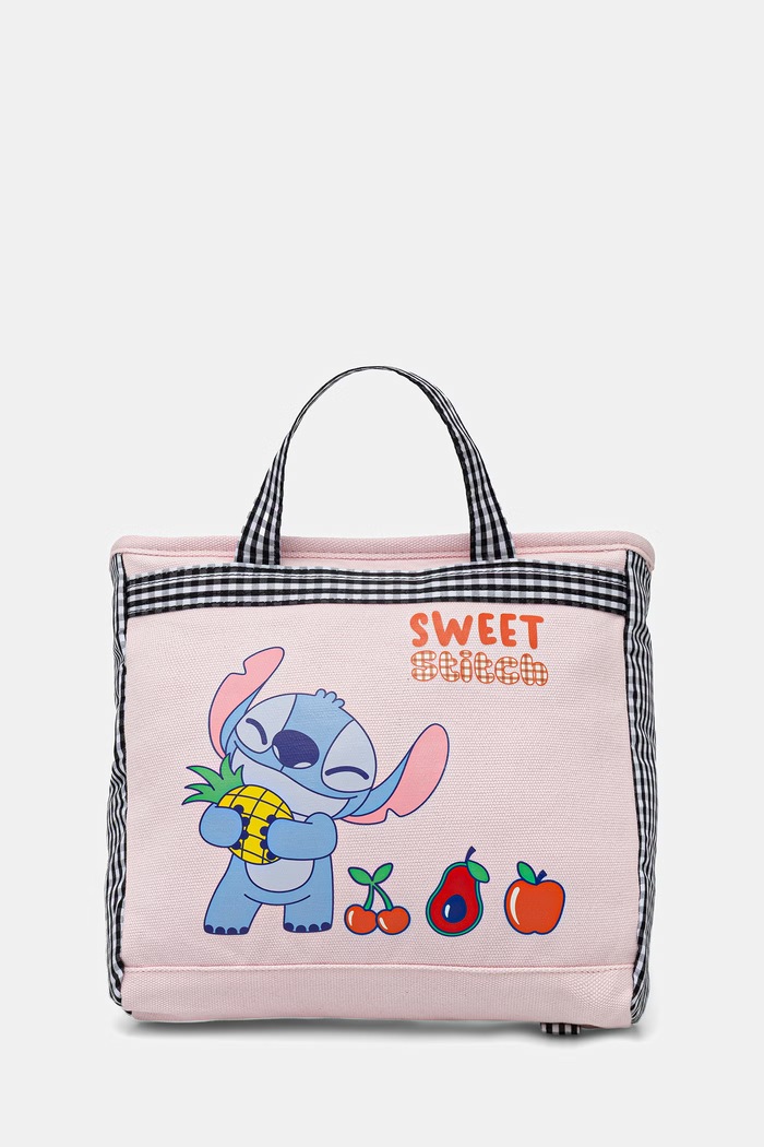 United Colors of Benetton rucsac pentru copii, din bumbac roz 6UJYRY00A.P.Stagionale
