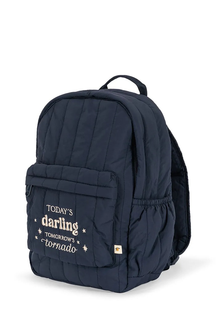 Παιδικό σακίδιο Konges Sløjd JUNO BACKPACK MIDI KS104496.PreSpring σκούρο μπλε SS26