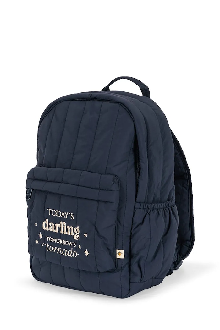 Παιδικό σακίδιο Konges Sløjd JUNO BACKPACK MIDI KS104496.PreSpring σκούρο μπλε SS26