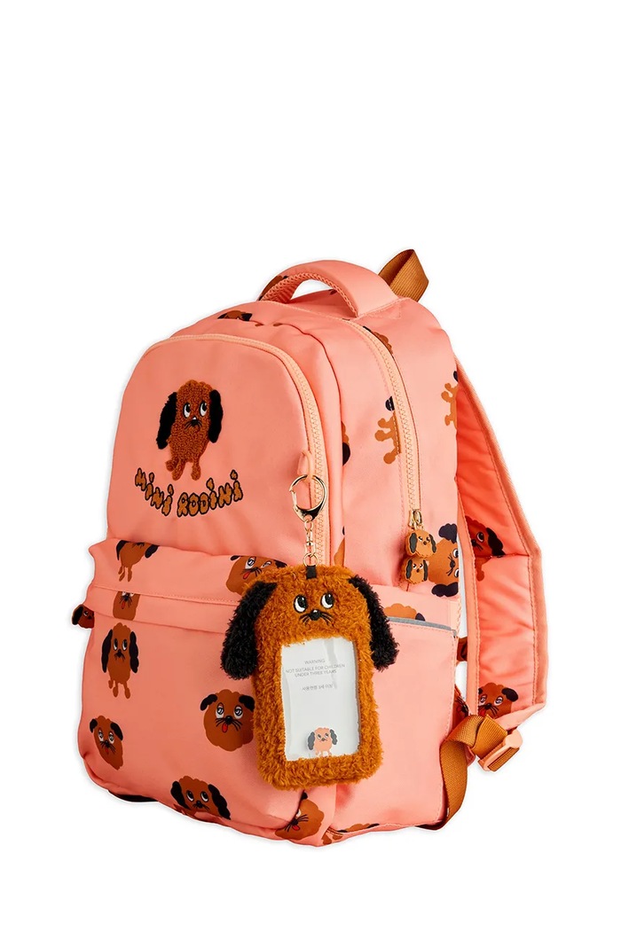Detský ruksak Mini Rodini Doggies 26160105 oranžová SS26