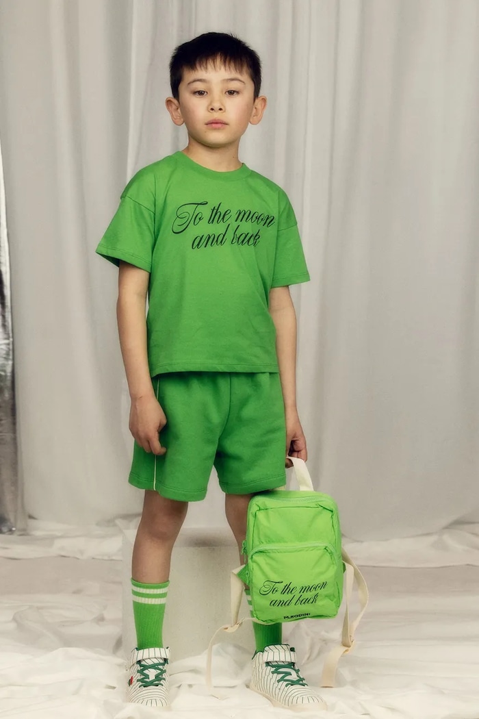Mini Rodini ruksak detský To the moon zelená 26260101
