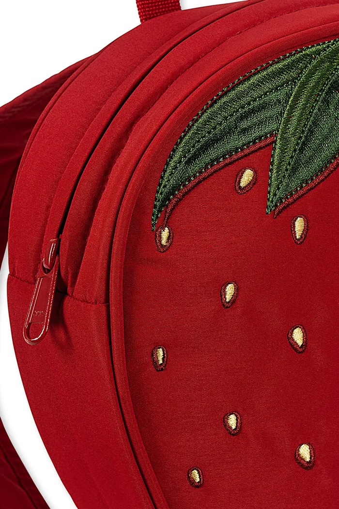 Παιδικό σακίδιο Konges Sløjd STRAWBERRY MINI BACKPACK KS104440.PPY2 κόκκινο