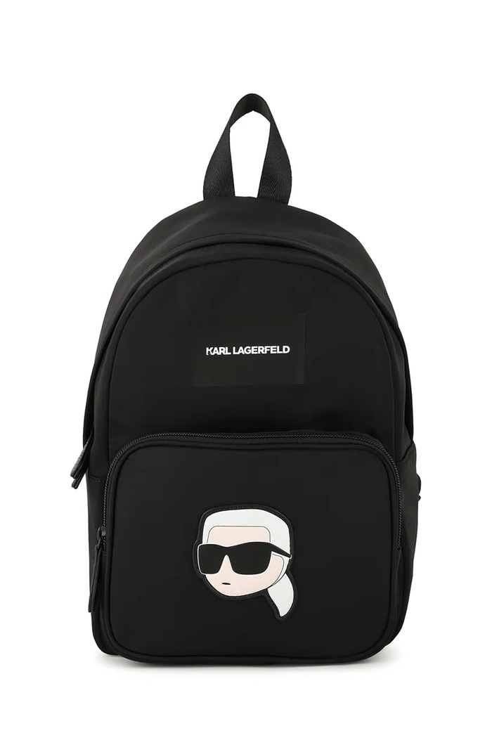 Detský ruksak Karl Lagerfeld potlač čierna Z31225