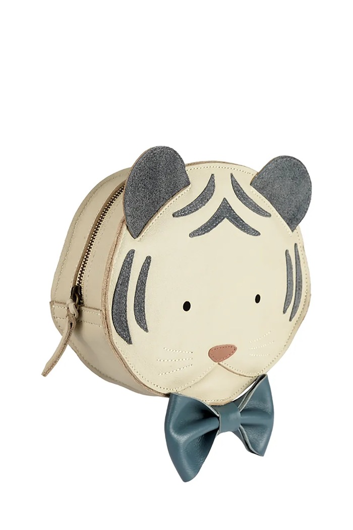 Donsje nahrbtnik otroški usnjeni Tendo Backpack Festive White Tiger bež 5519404