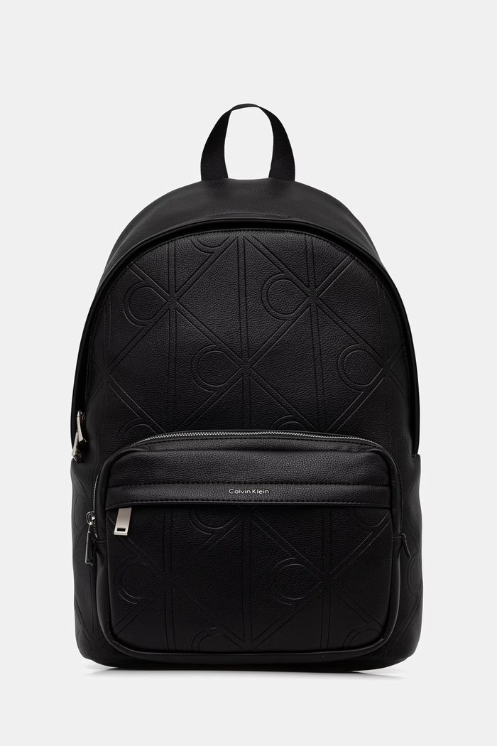 Calvin Klein mestský ruksak pánsky z imitácie kože čierna LV04D3398G