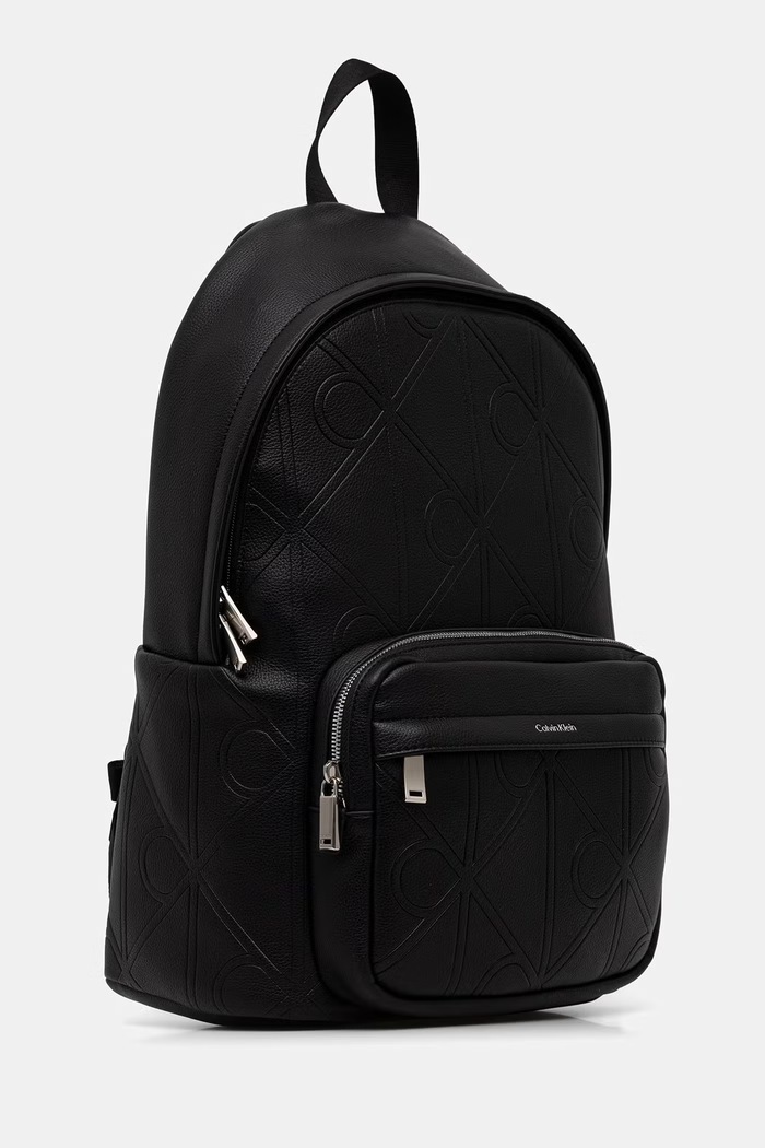 Calvin Klein mestský ruksak pánsky z imitácie kože LV04D3398G čierna SS26