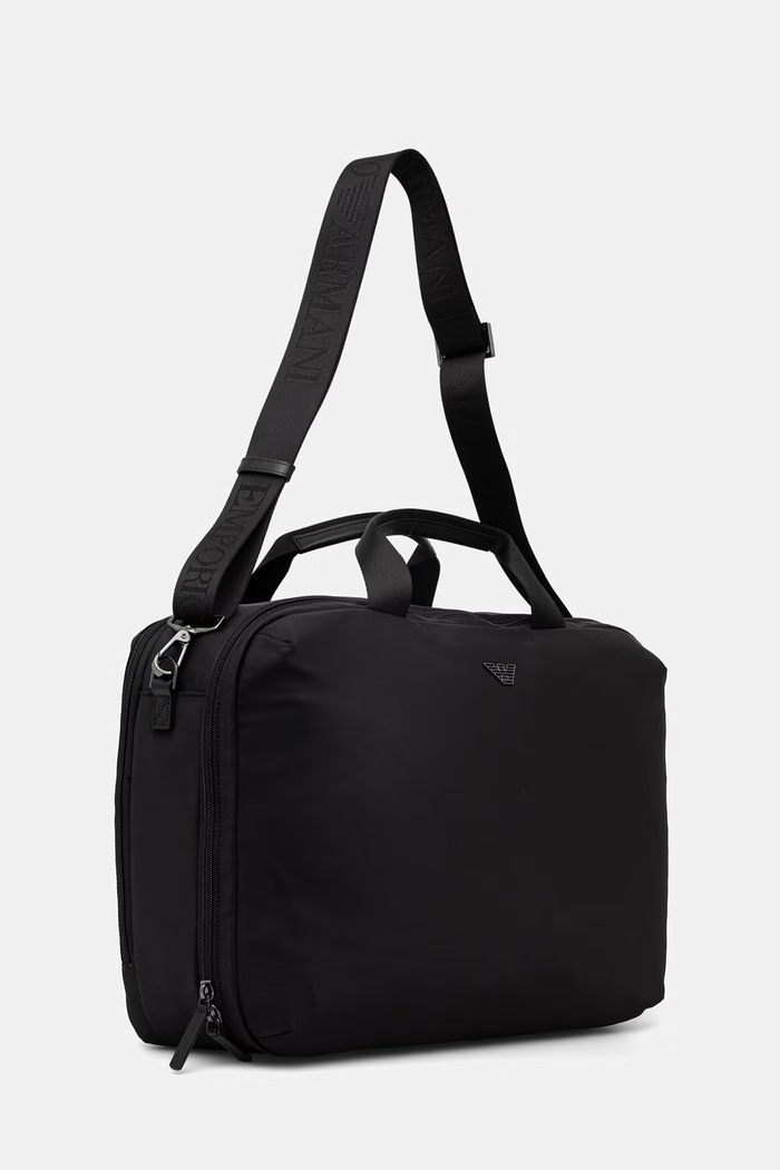 Emporio Armani taška na notebook pánska EM004501.AF13454 čierna SS26