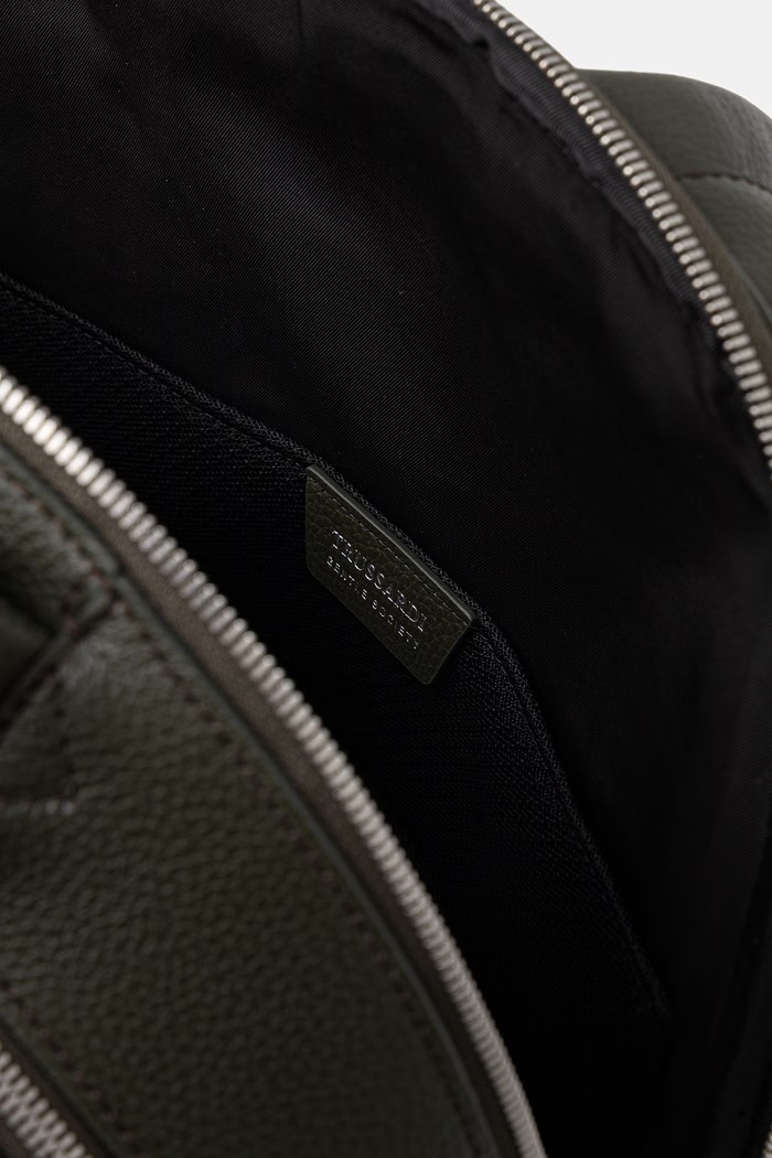Kožený ruksak Trussardi Z698E006311N zelená