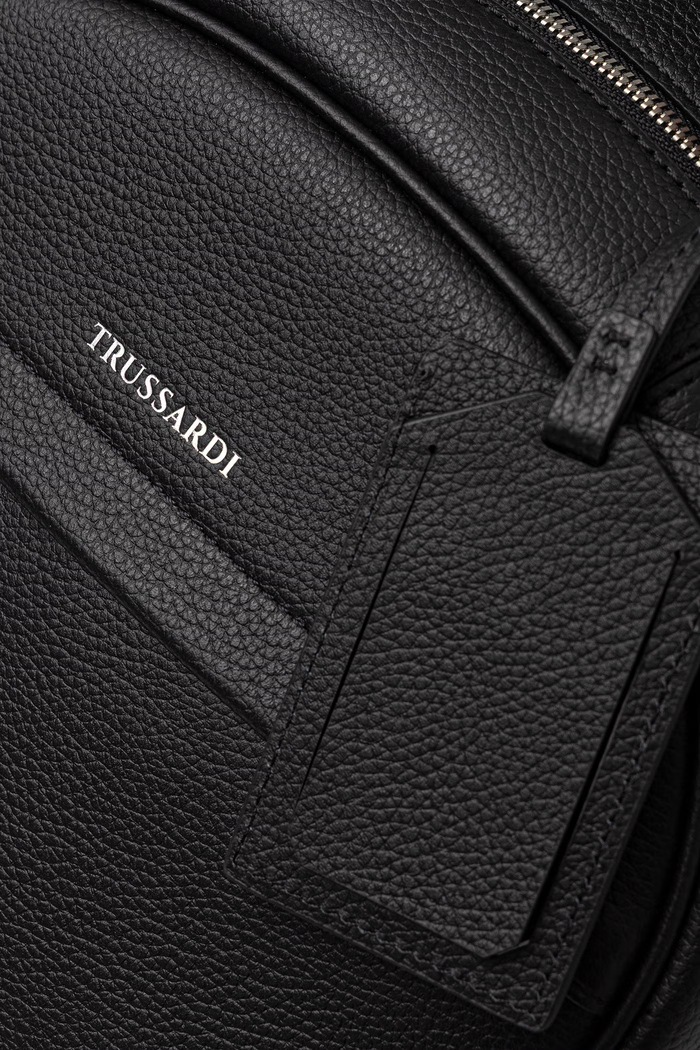 Kožený ruksak Trussardi čierna Z698E006311N