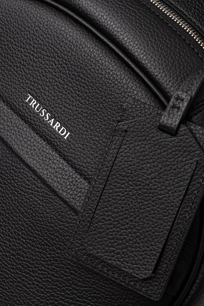 Kožený ruksak Trussardi čierna Z698E006311N