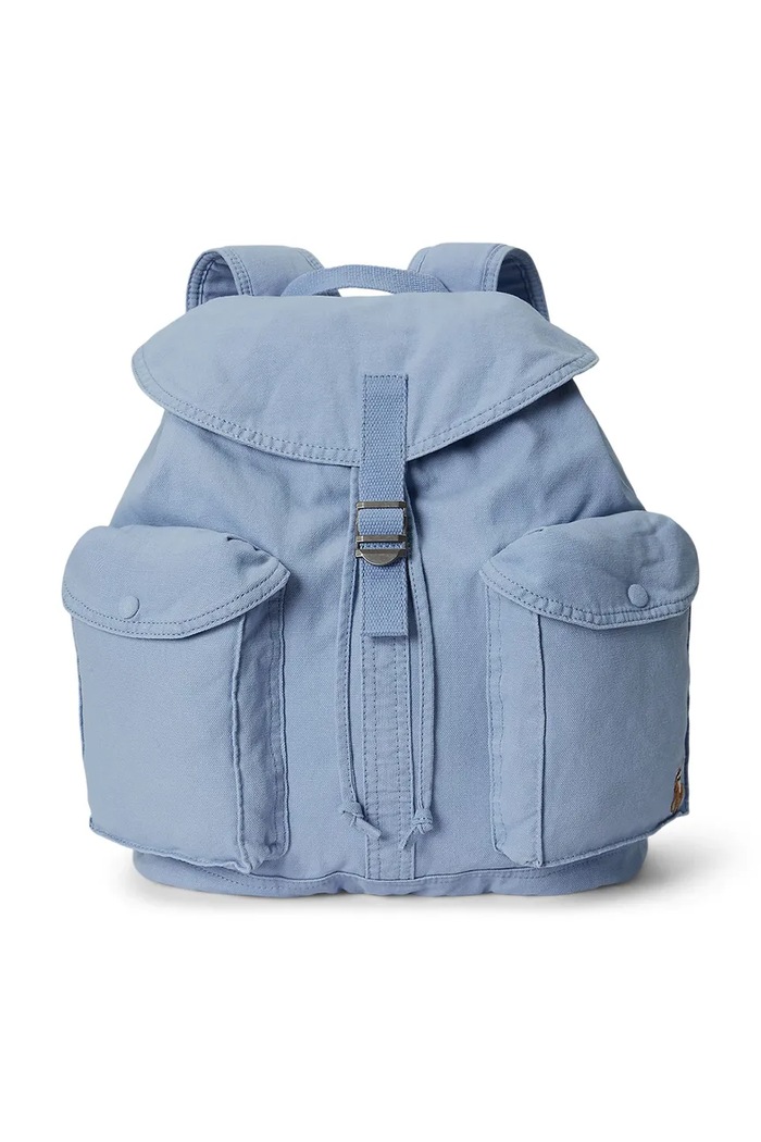 Polo Ralph Lauren plecak miejski męski bawełniany niebieski 405945881