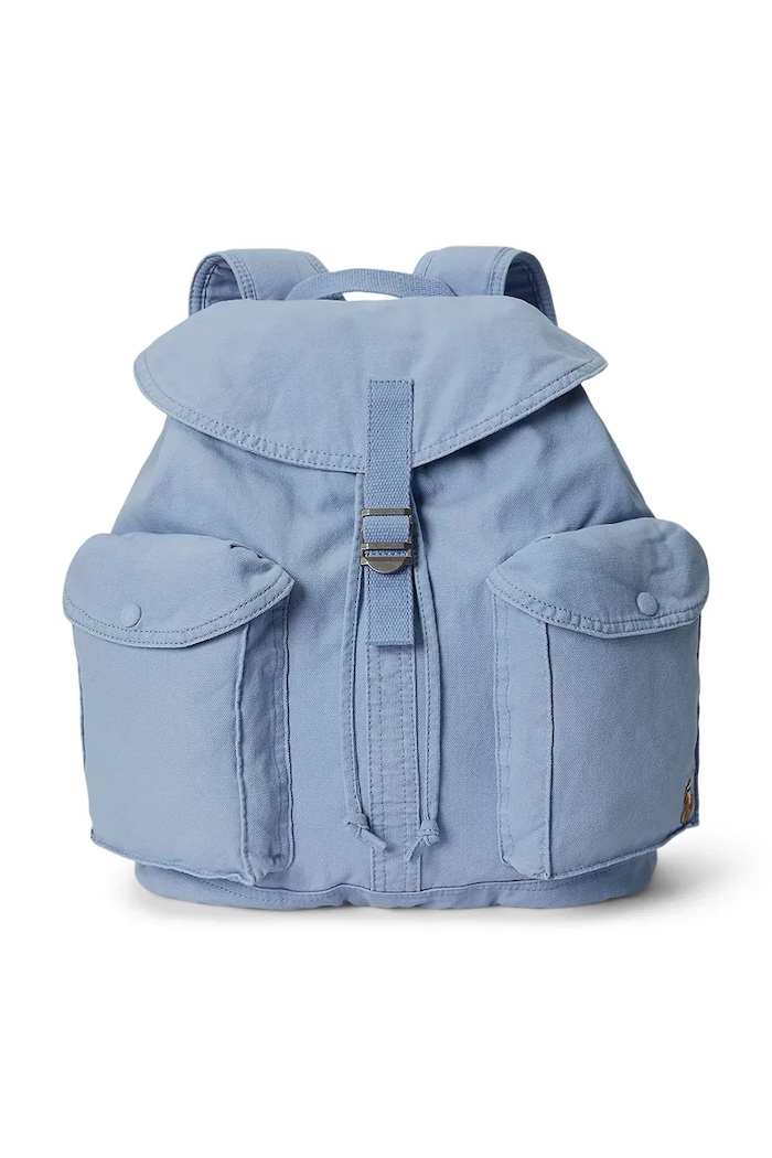 Polo Ralph Lauren plecak miejski męski bawełniany niebieski 405945881