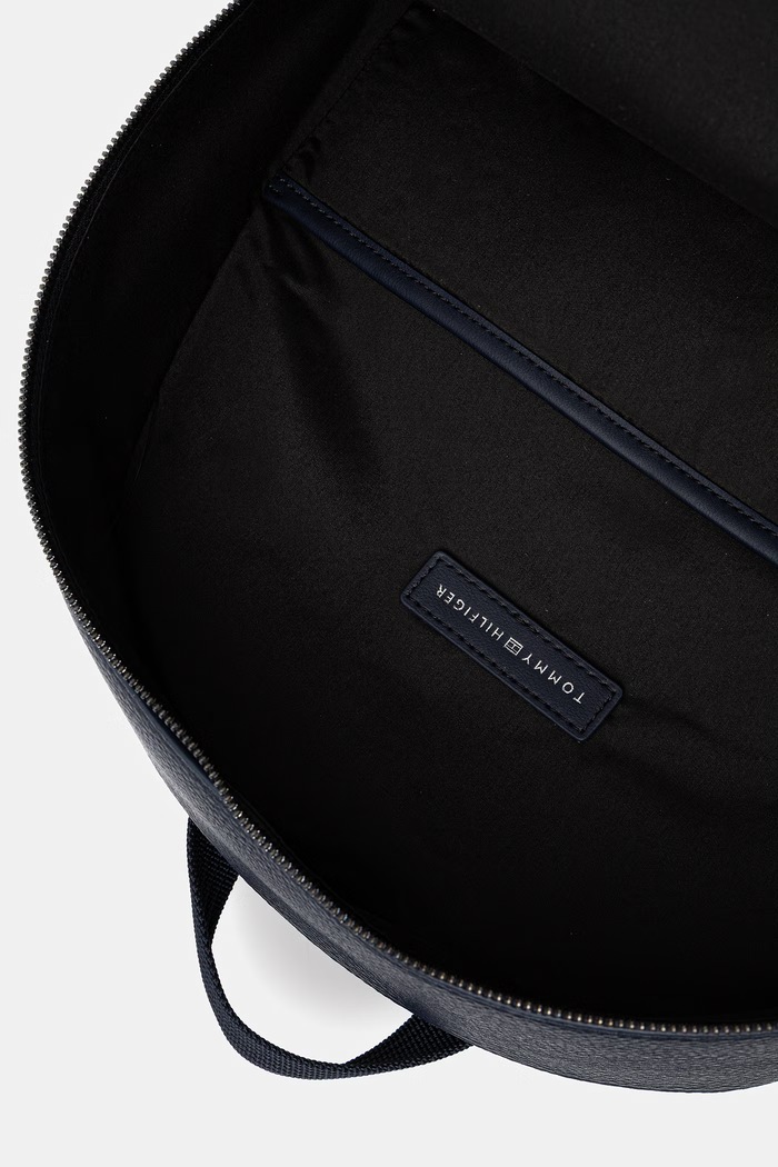 Tommy Hilfiger Σακίδιο ανδρικό από απομίμηση δέρματος AM0AM14165 σκούρο μπλε