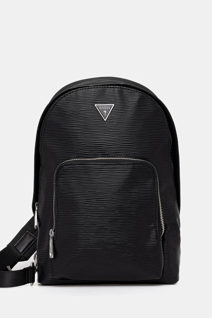 Ruksak Guess MILANO imitácia kože čierna HMMIPW.P6202