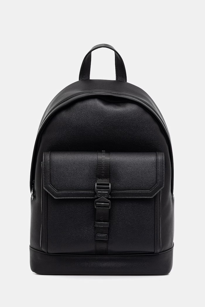 Armani Exchange рюкзак для мужчин из искусственной кожи чёрный XM002565.AF22537