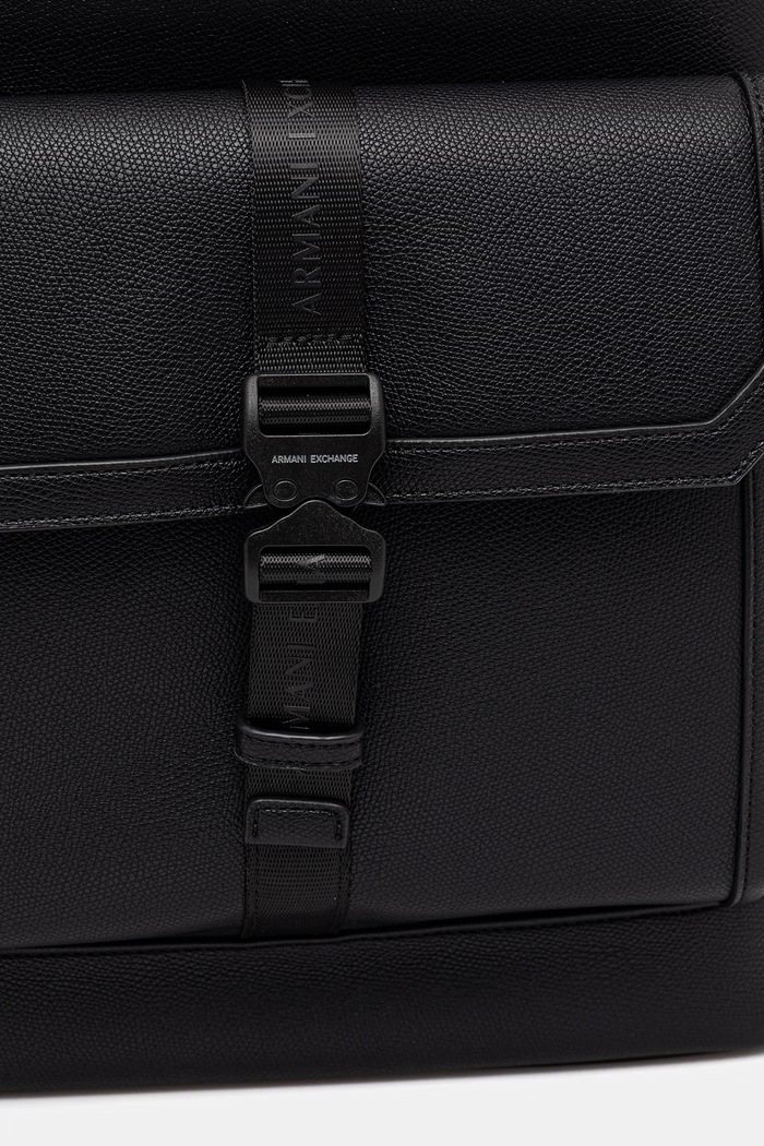 Armani Exchange рюкзак для мужчин из искусственной кожи чёрный XM002565.AF22537