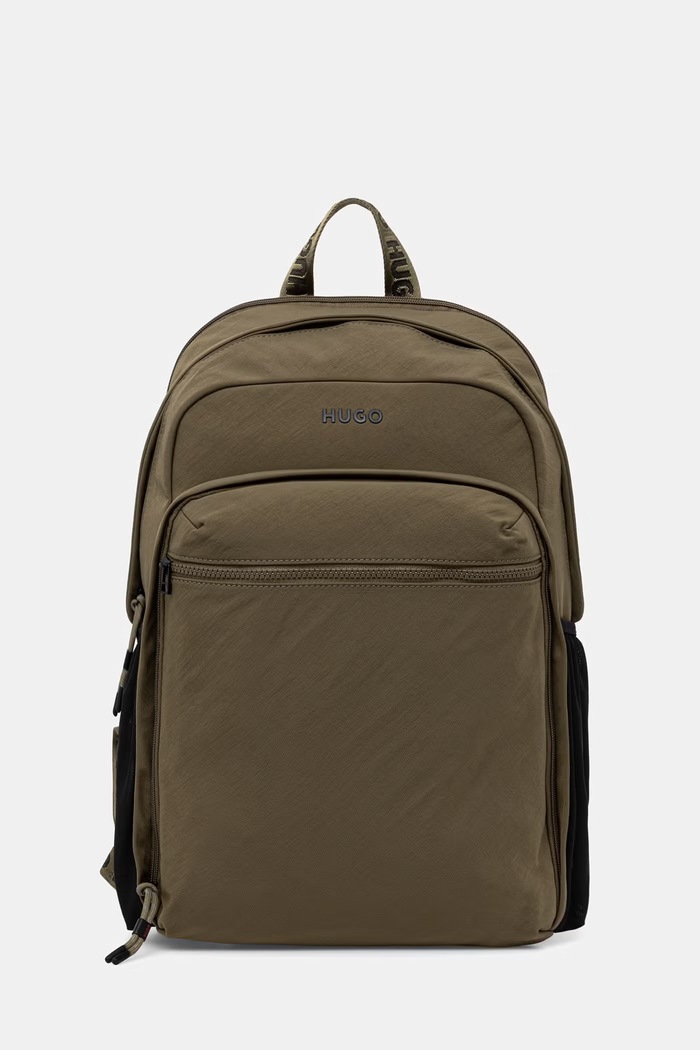HUGO ruksak na notebook pánsky AYDEN_Backpack zelená 50563572