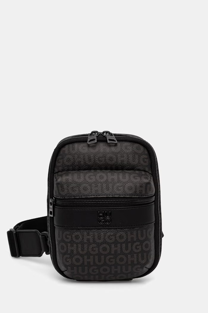 HUGO rucsac pentru bărbați, cu imitație de piele Quantic Monostrap negru 50564323