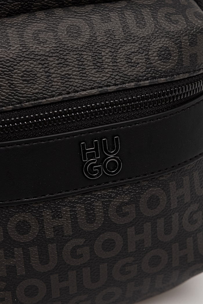 HUGO rucsac pentru bărbați, cu imitație de piele Quantic Monostrap negru 50564323